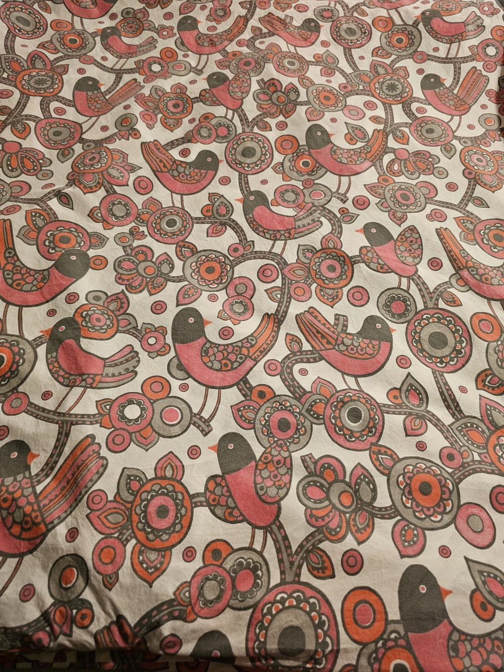 Potterybarn Teen Early Bird Full/Queen Duvet Cover, +4 Matching Pillowcases